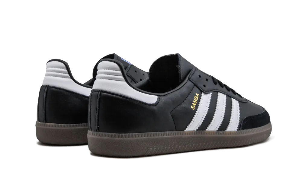 Adidas Samba black white gum