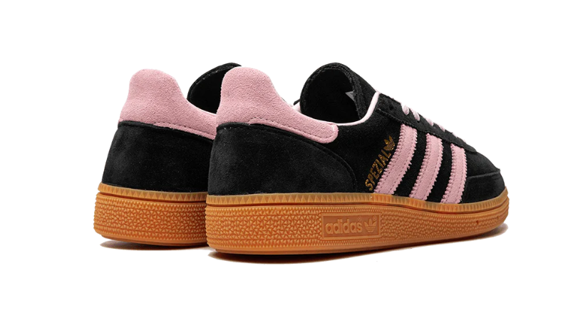 Adidas Handball Spezial core black clear pink gum womens