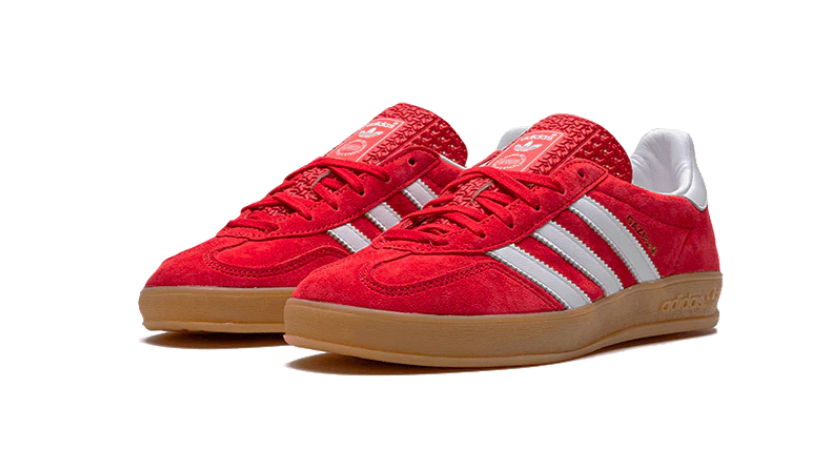 Adidas Gazelle scarlet cloud white