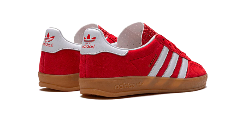 Adidas Gazelle scarlet cloud white