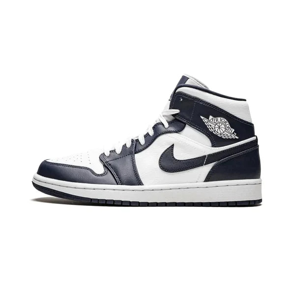 Air Jordan 1 Mid white metallic gold obsidian