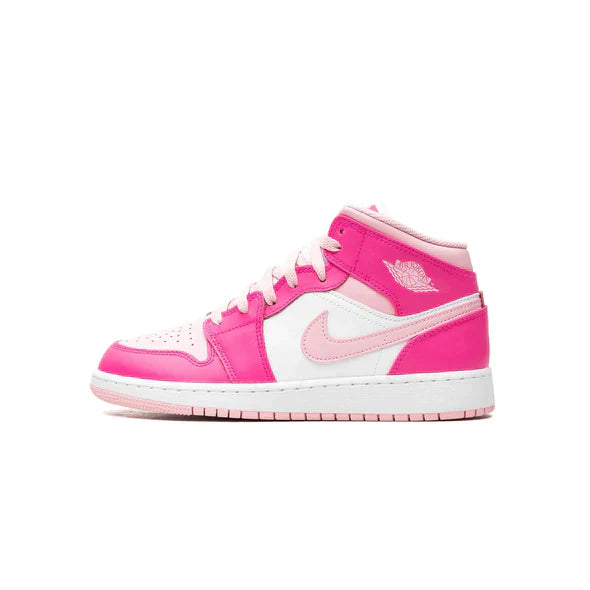 Air Jordan 1 Mid fierce pink gs