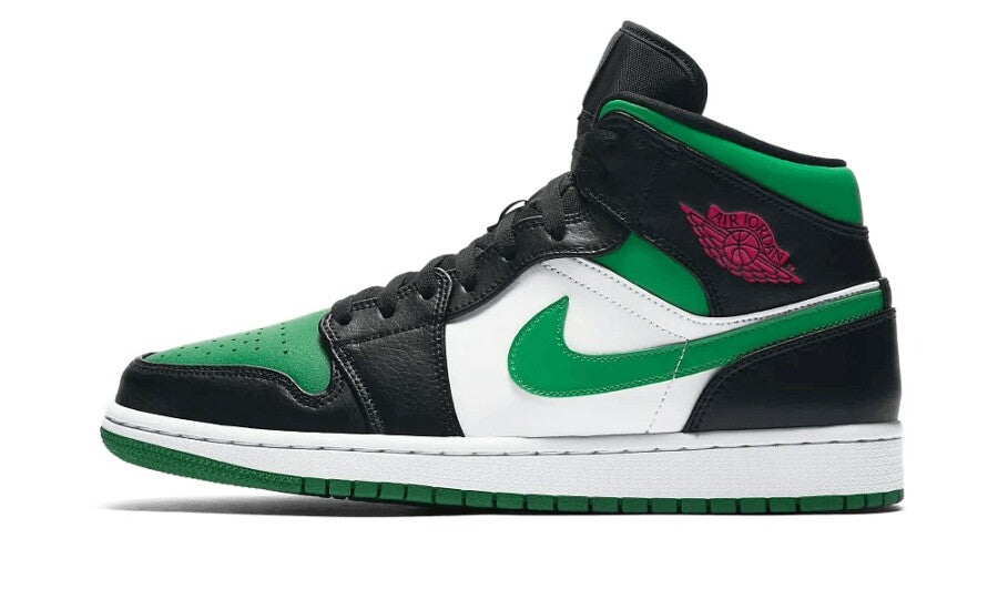 Air Jordan 1 Mid green toe