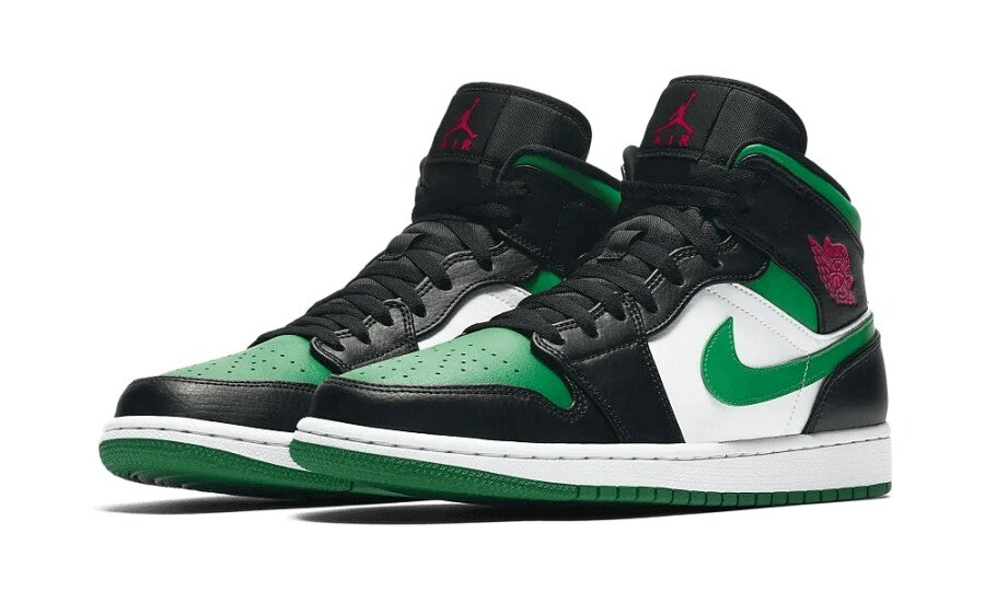 Air Jordan 1 Mid green toe