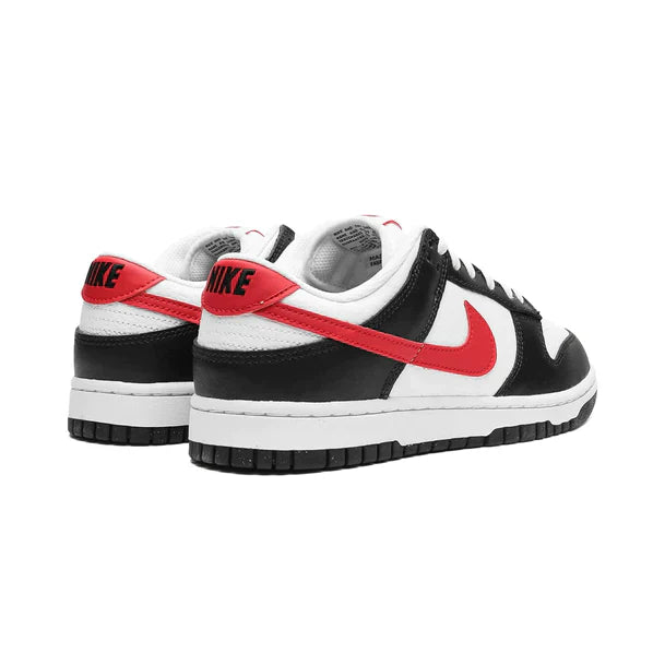 Nike Dunk low retro red swoosh panda